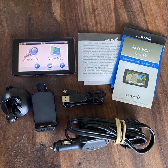 Garmin Nuvi 3490 LMT GPS 5" Touch Screen Portable Navigator Free Lifetime Maps - Picture 1 of 9